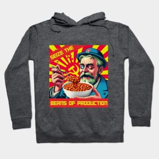 Karl Marx - Seize the beans of production - Communist Manifesto Hoodie